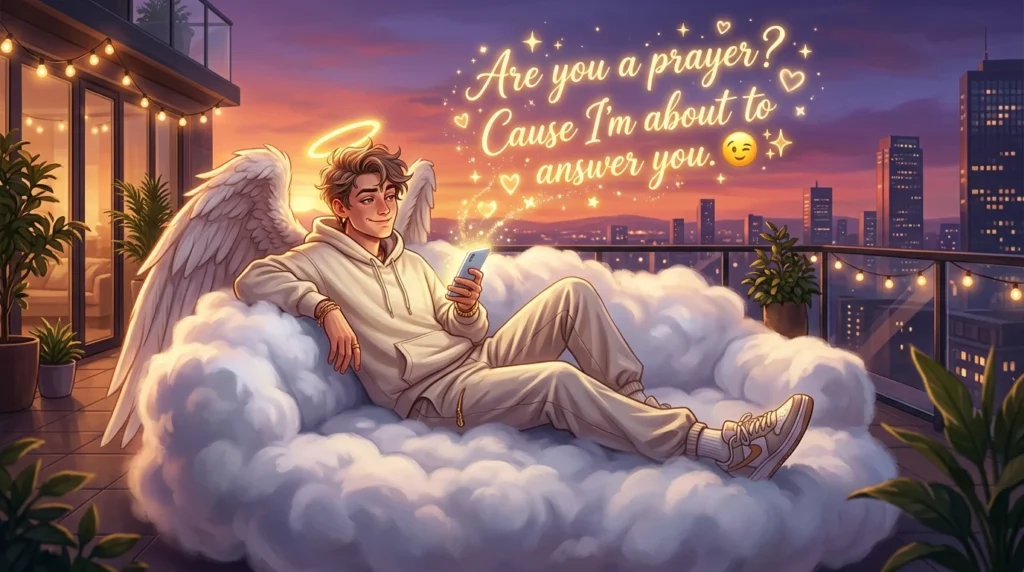 Flirty Angel Rizz Lines