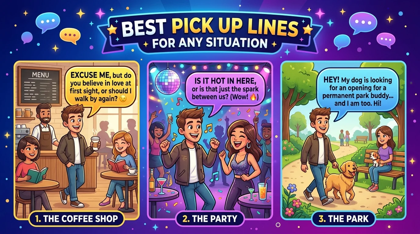 Best Pick Up Lines for Any Situation