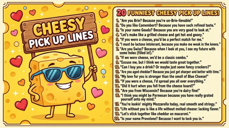 Cheesiest Pick Up Lines
