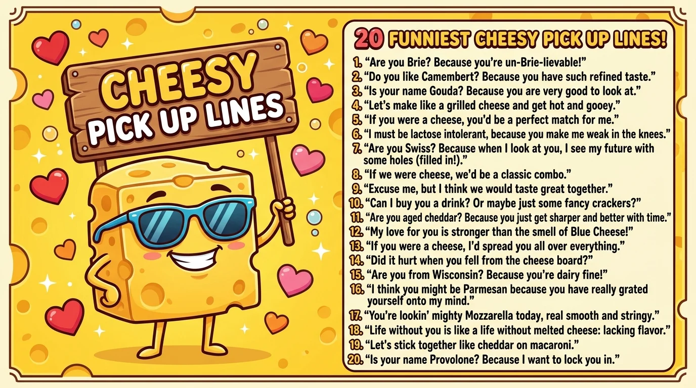 Cheesiest Pick Up Lines