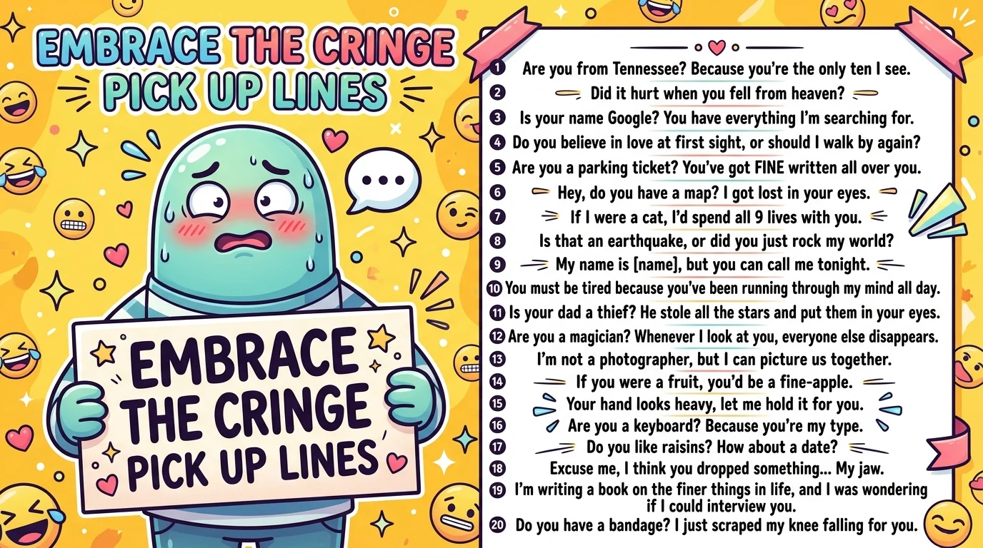 Cringey Pick Up Lines
