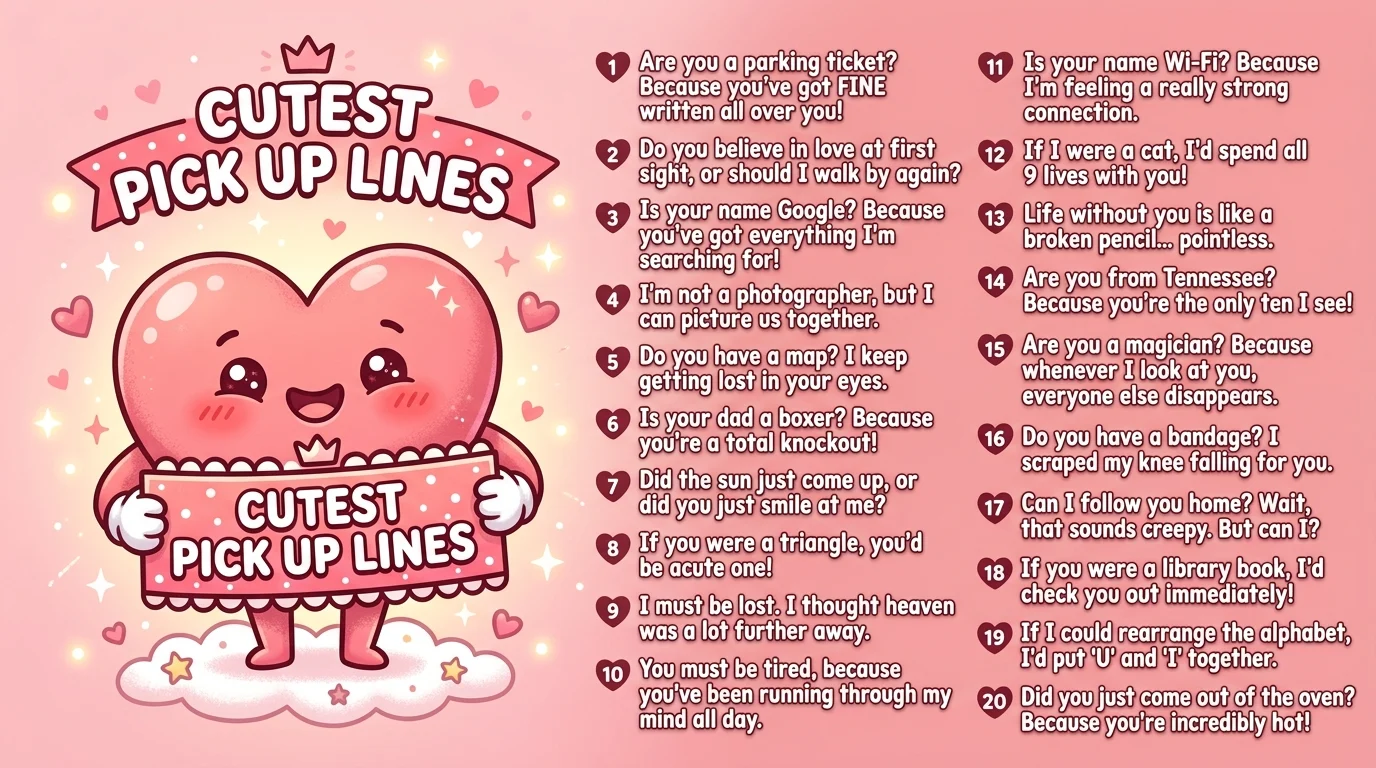 Cutest Pick Up Lines