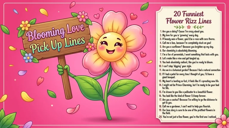 Flower Rizz Lines