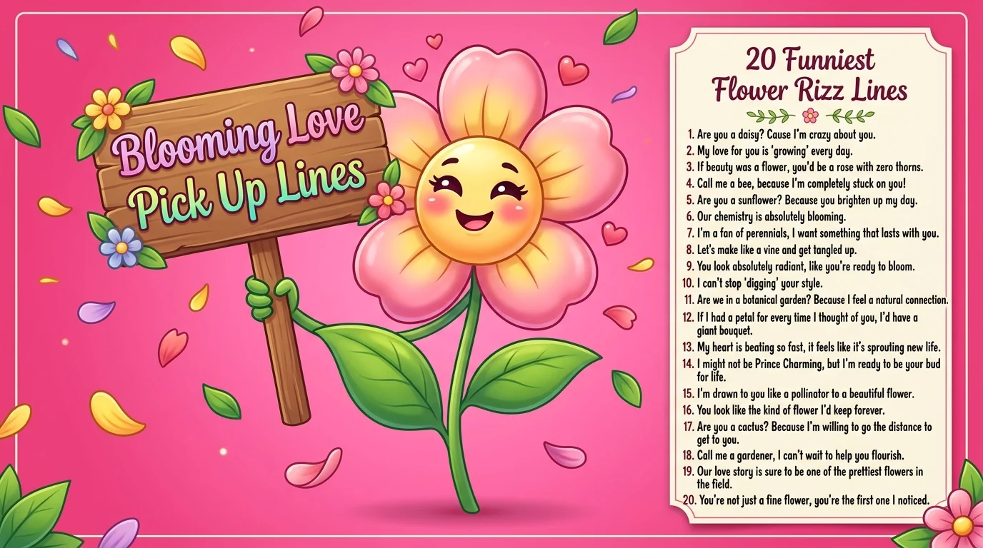 Flower Rizz Lines