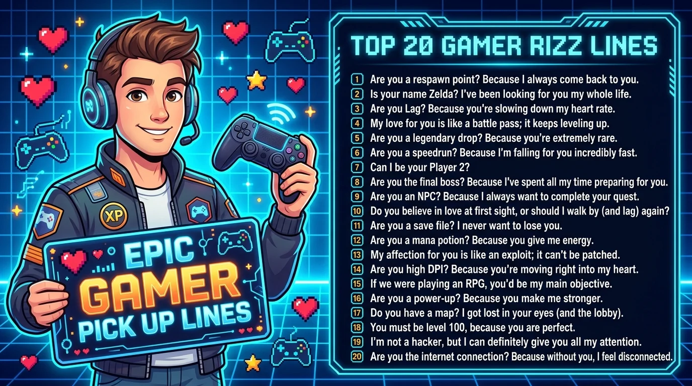 Gamer Rizz Lines