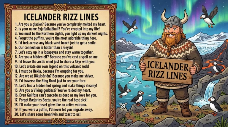 Icelander Rizz Lines