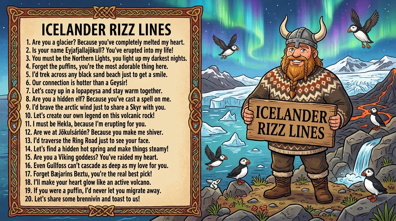 Icelander Rizz Lines