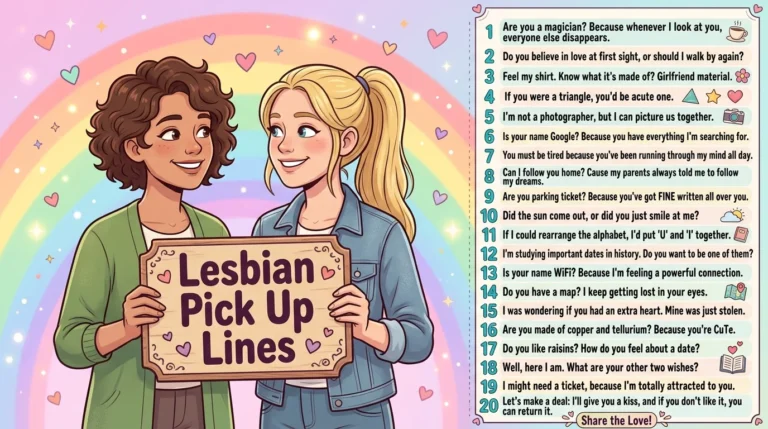 Lesbian Pick Up Lines