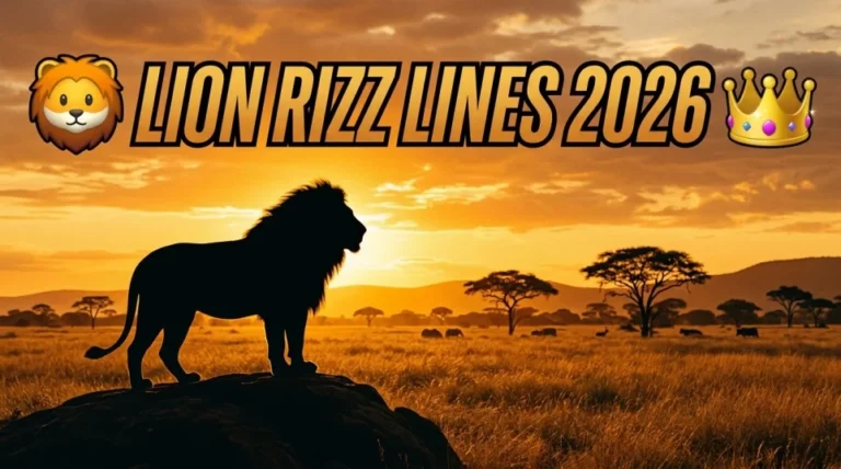 Lion Rizz Lines