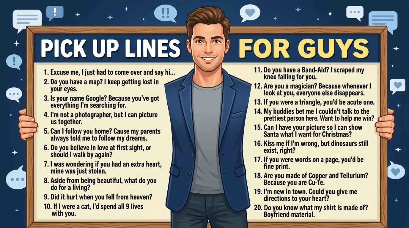 Pick Up Lines for Guys