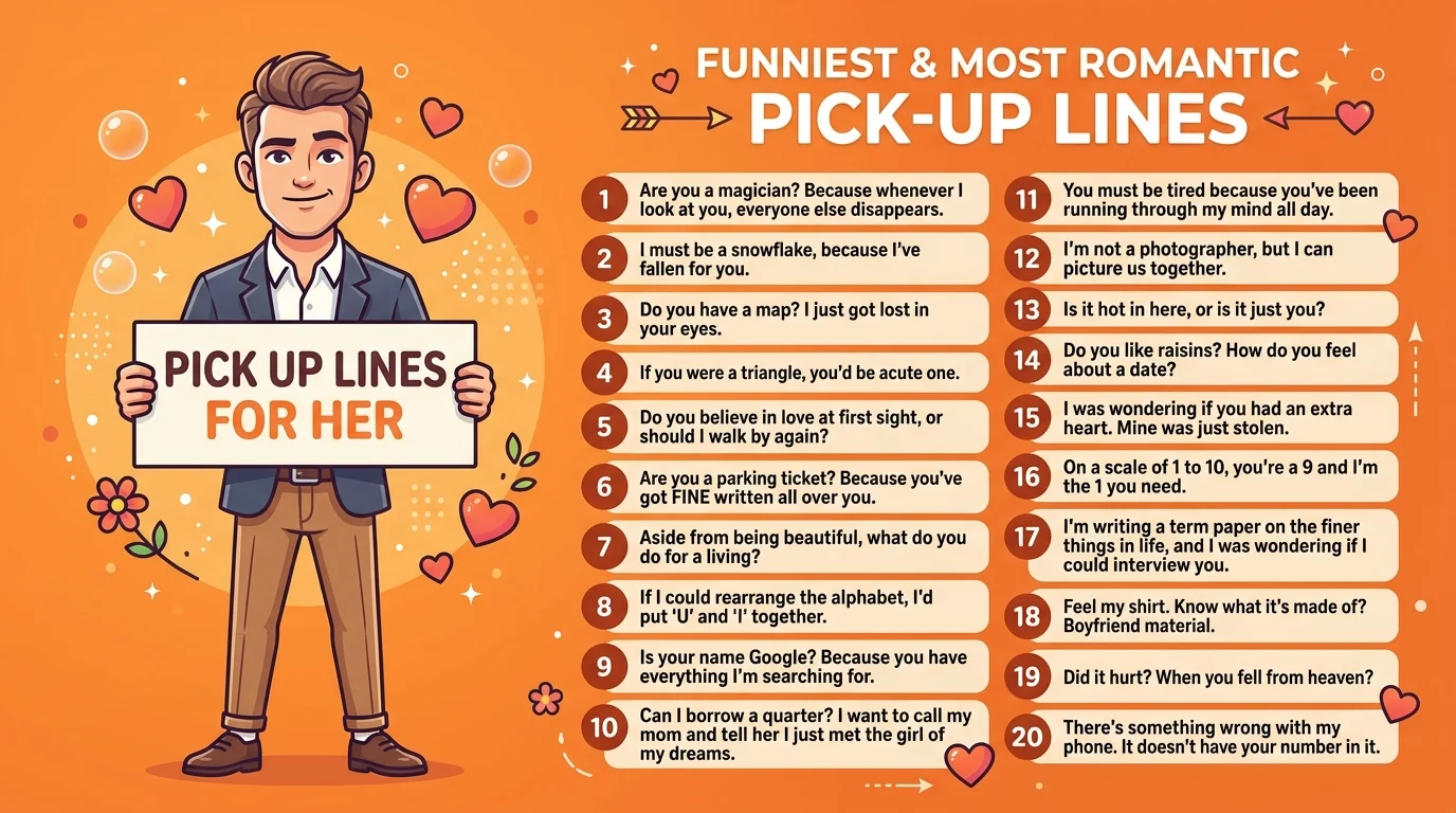 Pick Up Lines for Her