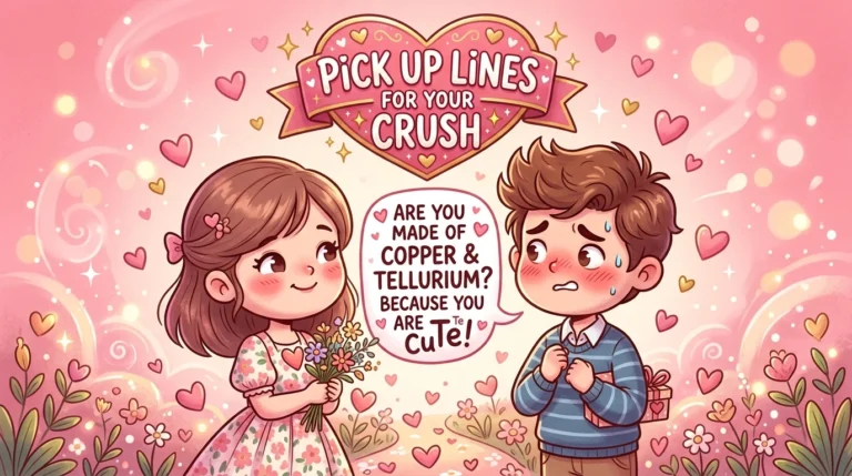 Pick Up Lines for Your Crush