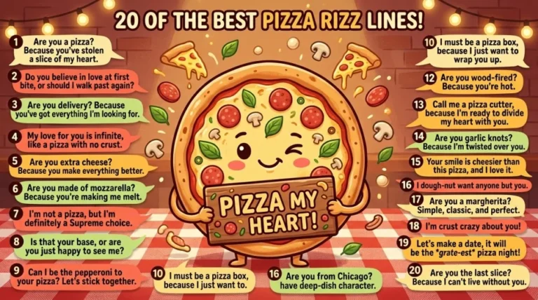 Pizza Rizz Lines