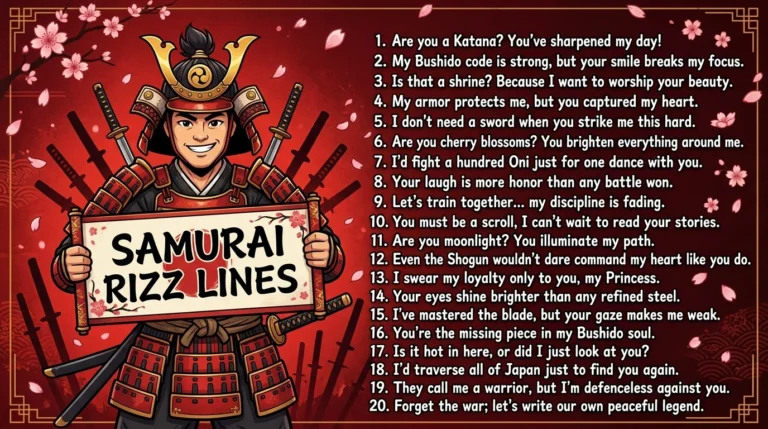 Samurai Rizz Lines