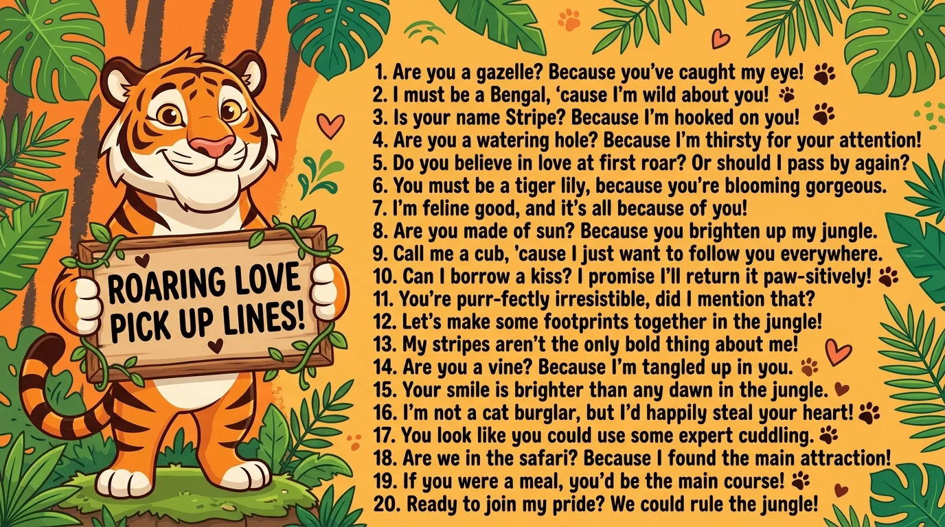 Tiger Rizz Lines