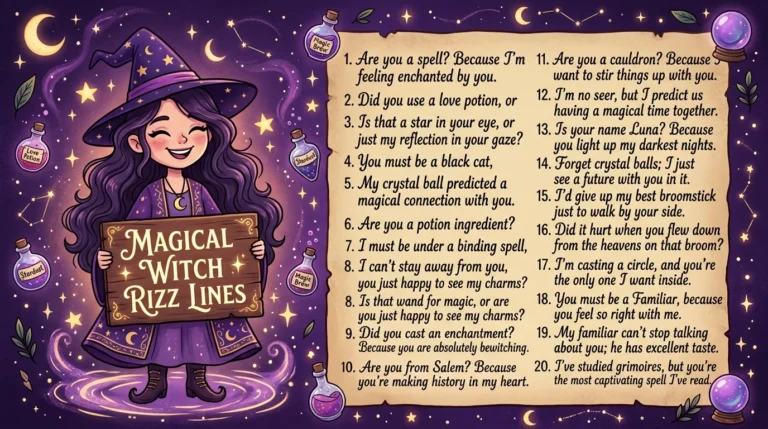 Witch Rizz Lines