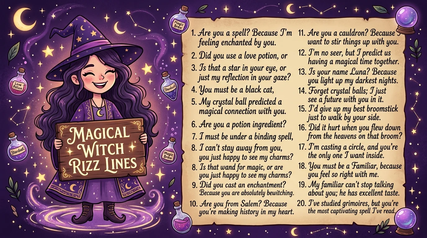 Witch Rizz Lines