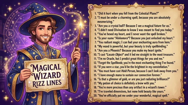 Wizard Rizz Lines