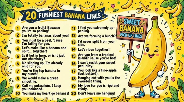 Banana Rizz Lines
