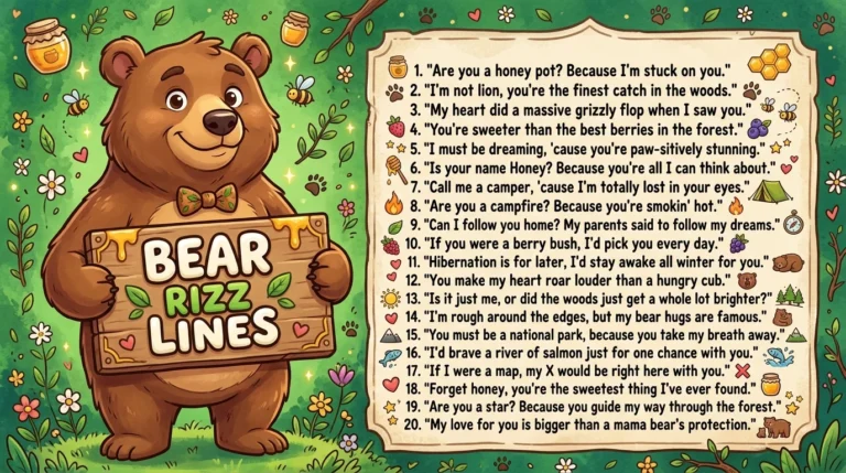 Bear Rizz Lines