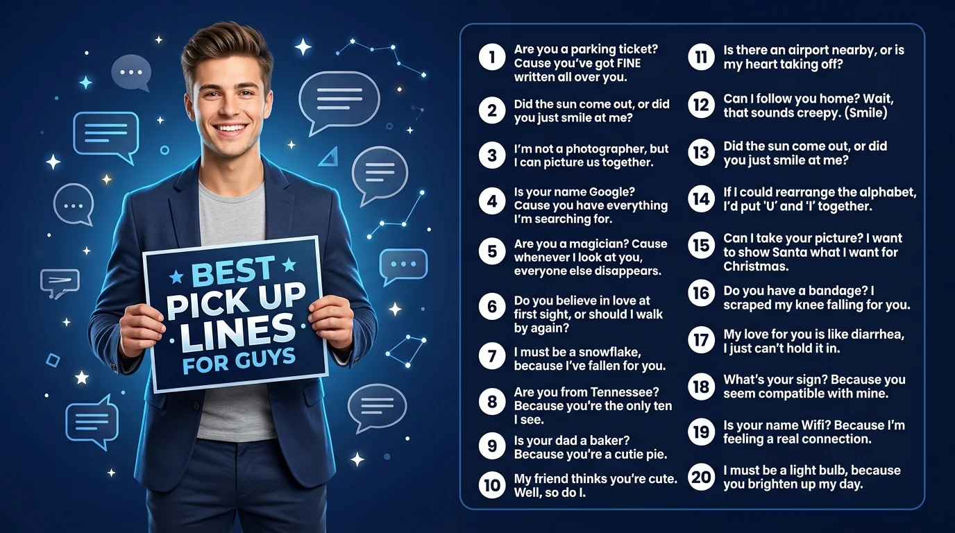 Best Pick Up Lines for Guys
