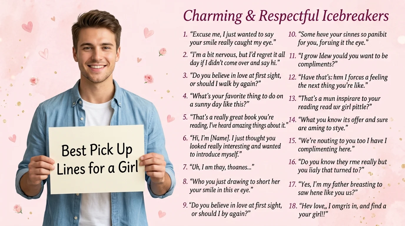 Best Pick Up Lines for a Girl