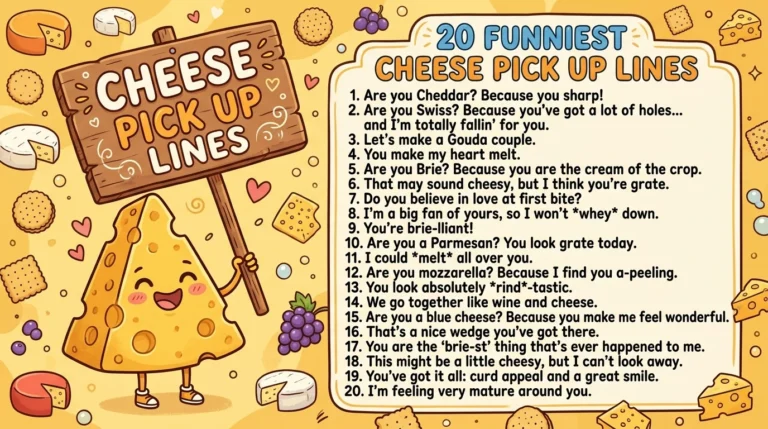 Cheese Pick Up Lines