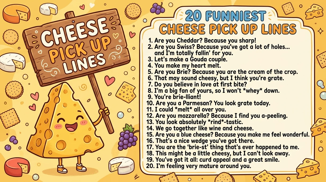 Cheese Pick Up Lines