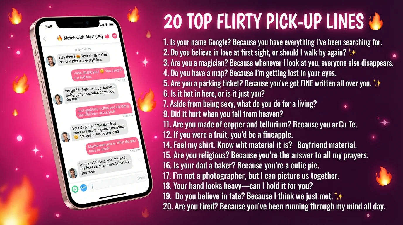 Flirty Tinder Pick Up Lines