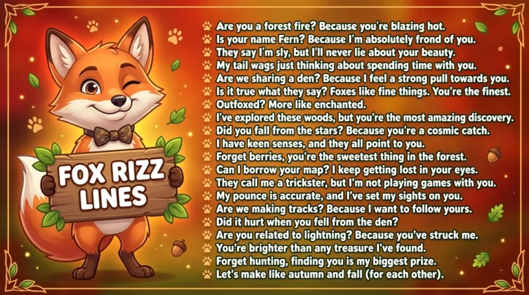 Fox Rizz Lines