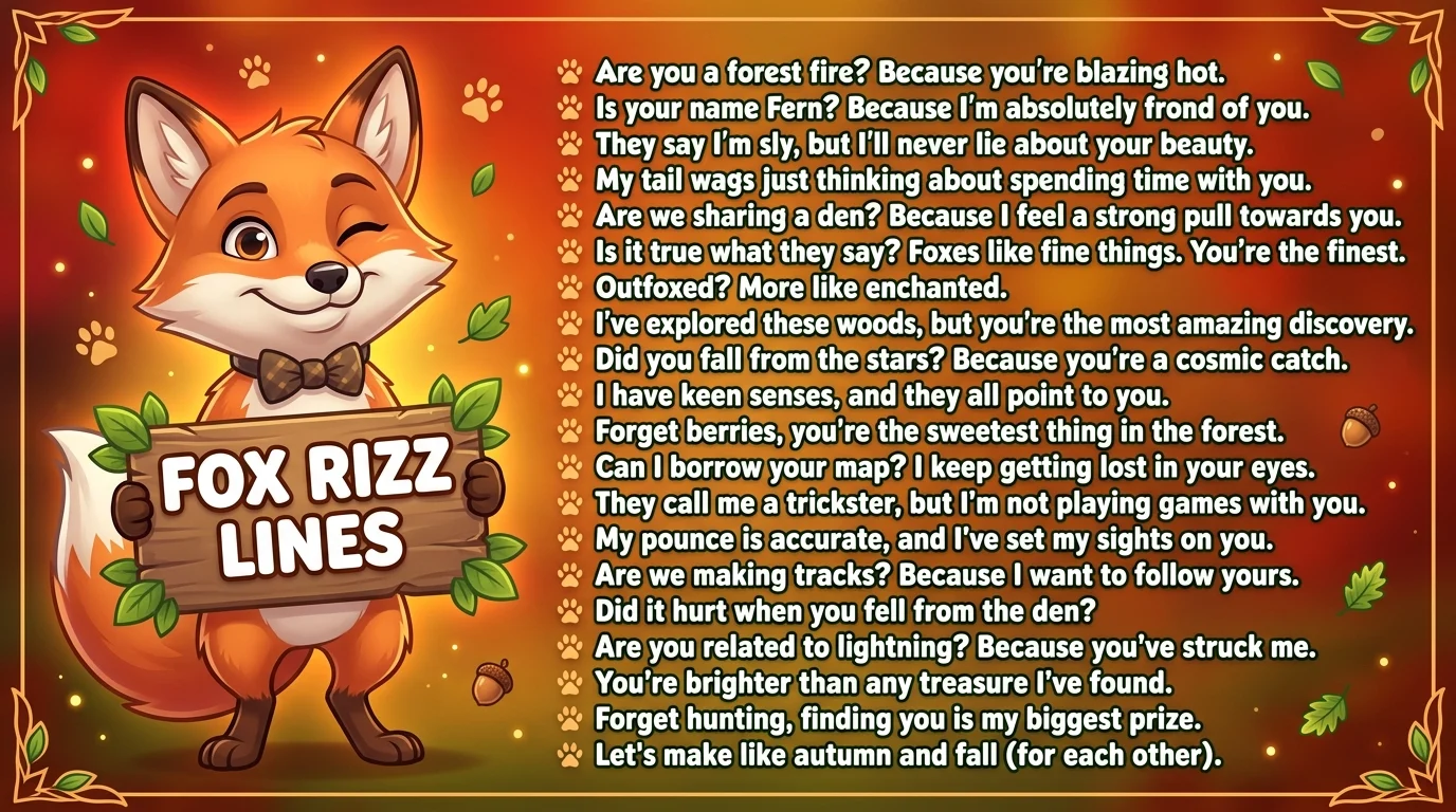 Fox Rizz Lines