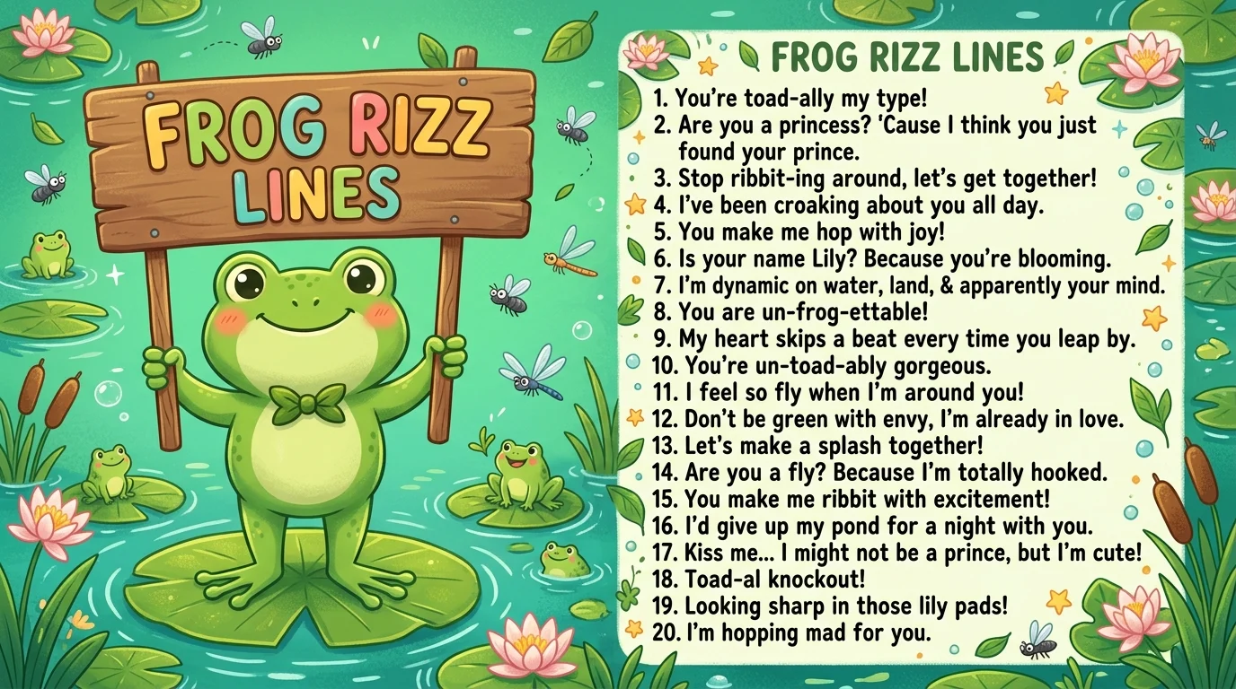 Frog Rizz Lines