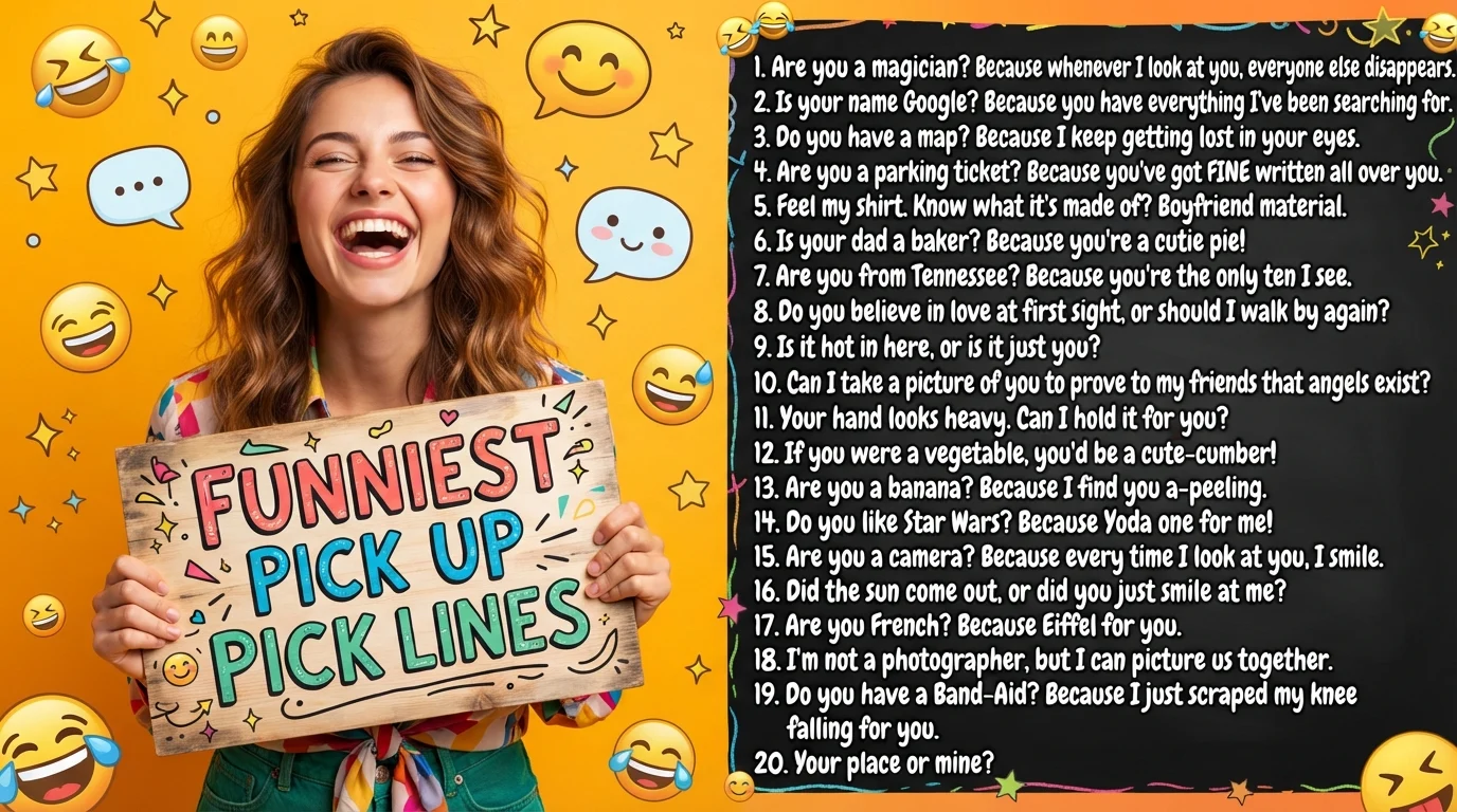 Funniest Pick Up Lines