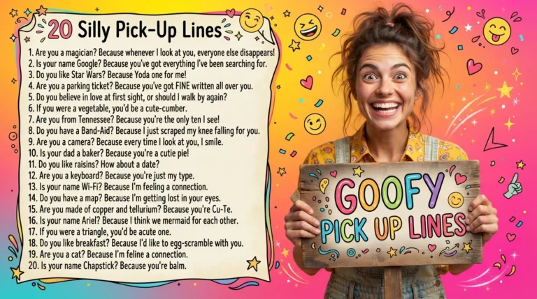 Goofy Pick Up Lines