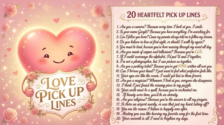 Love Pick Up Lines