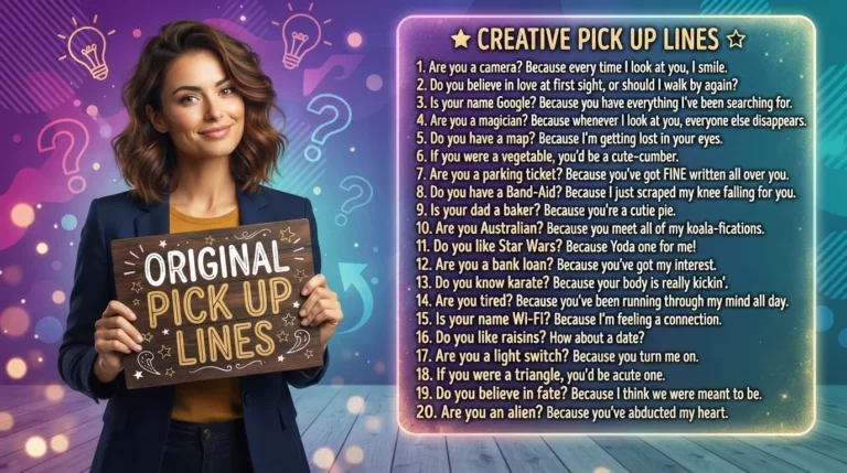 Original Pick Up Lines