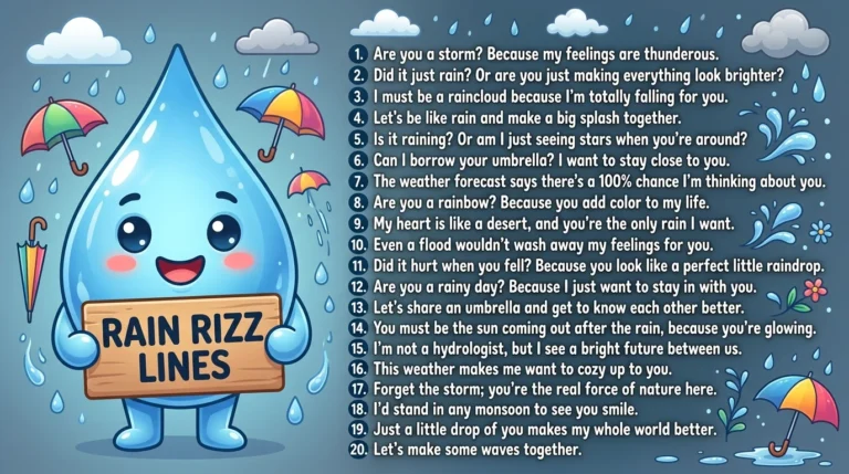 Rain Rizz Lines