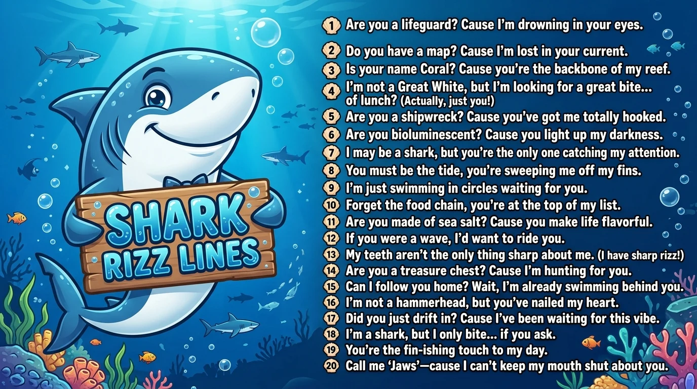 Shark Rizz Lines