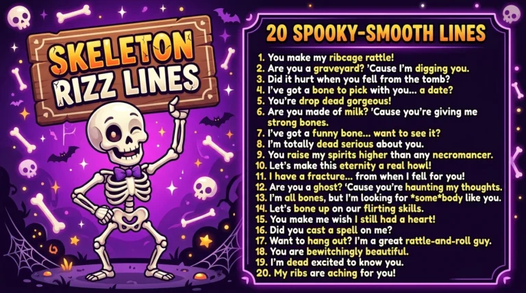 Skeleton Rizz Lines