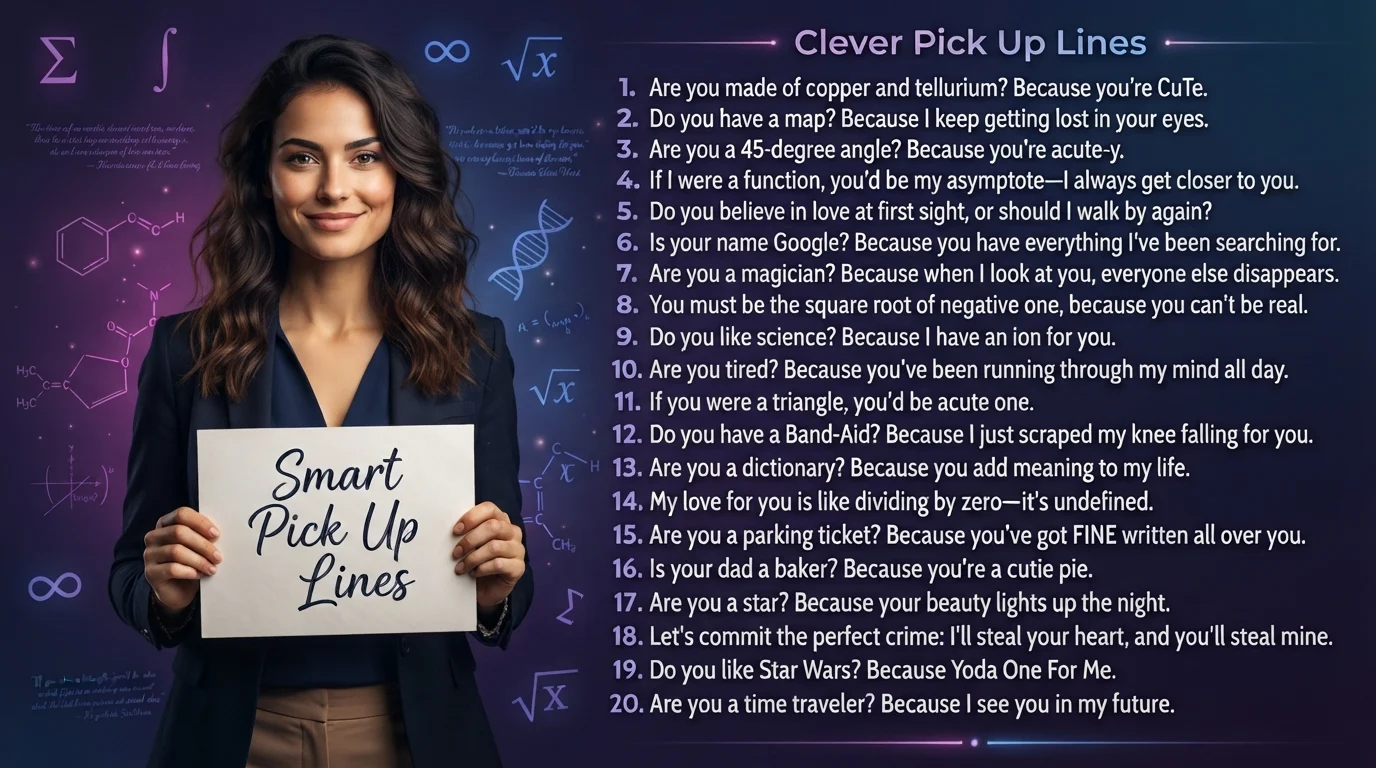 Smart Pick Up Lines