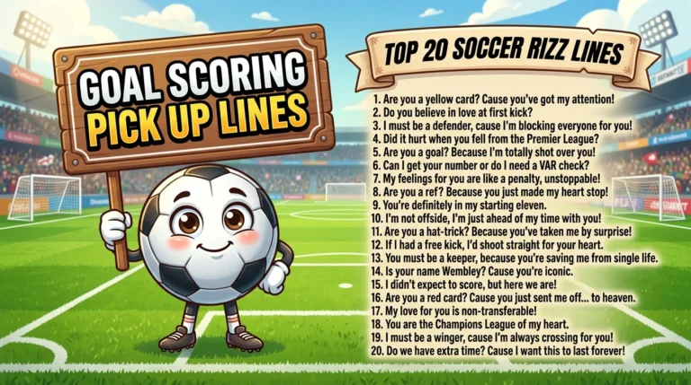 Soccer Rizz Lines
