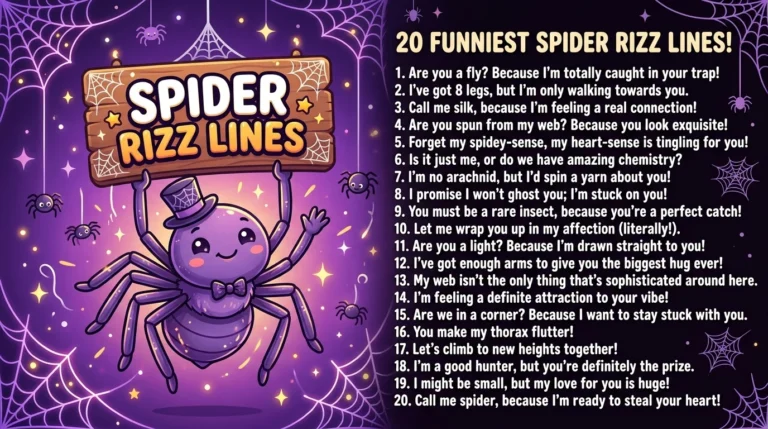 Spider Rizz Lines