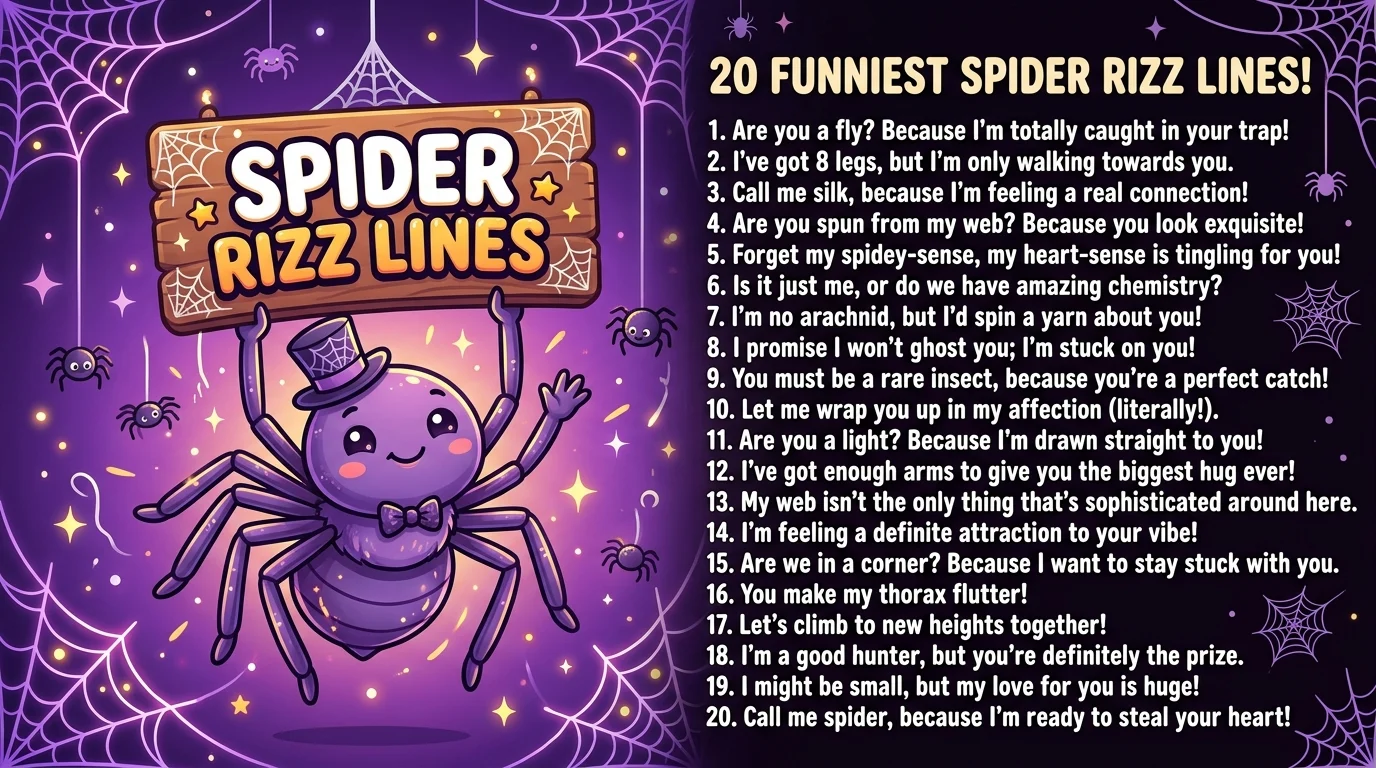Spider Rizz Lines