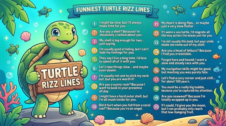 Turtle Rizz Lines