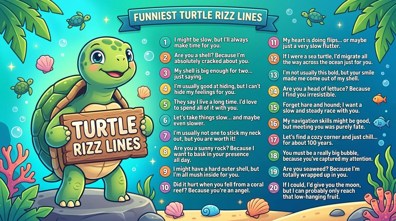 Turtle Rizz Lines