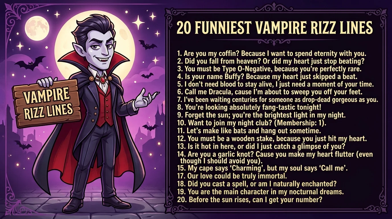 Vampire Rizz Lines