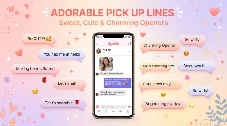 adorable pick up lines