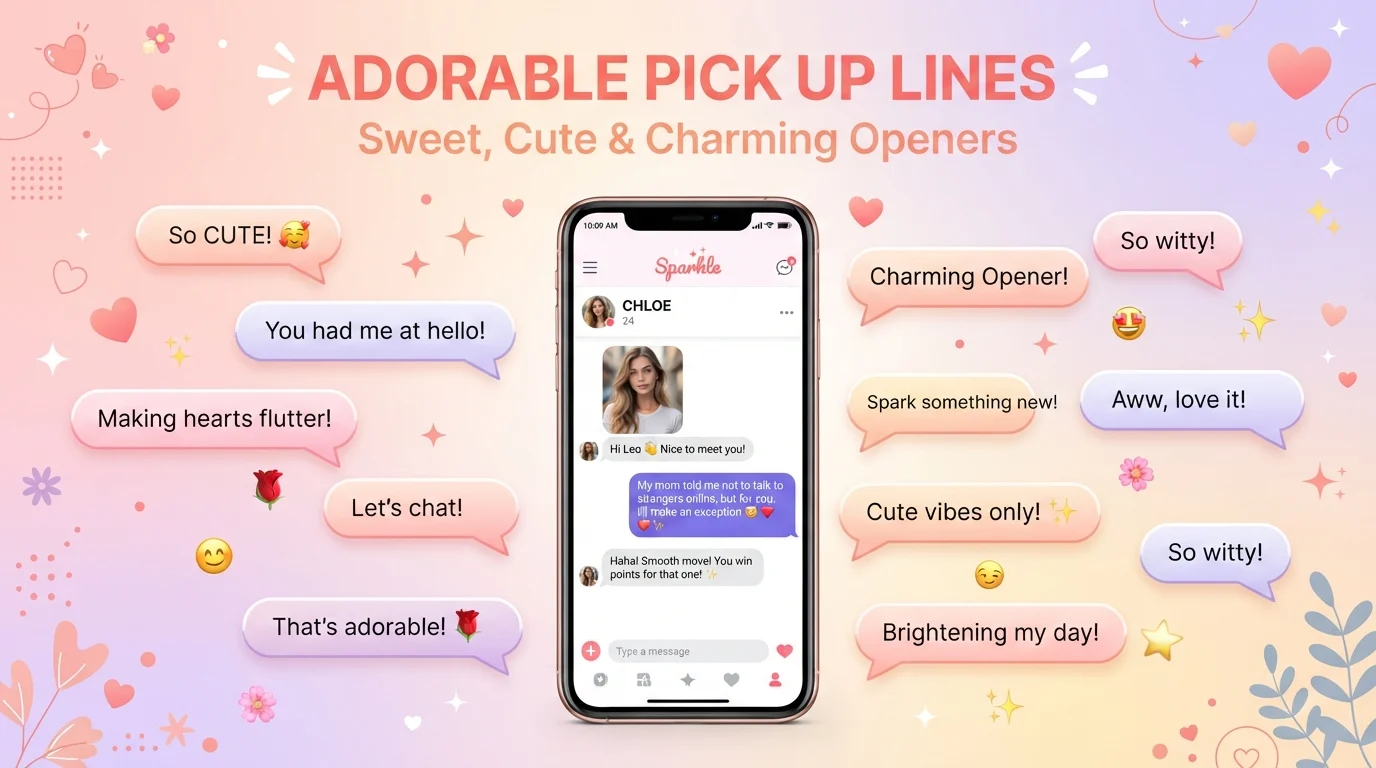 adorable pick up lines