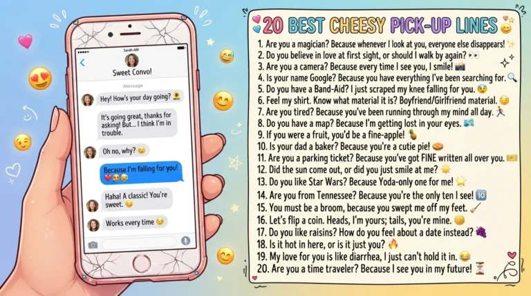 best cheesy pick up lines