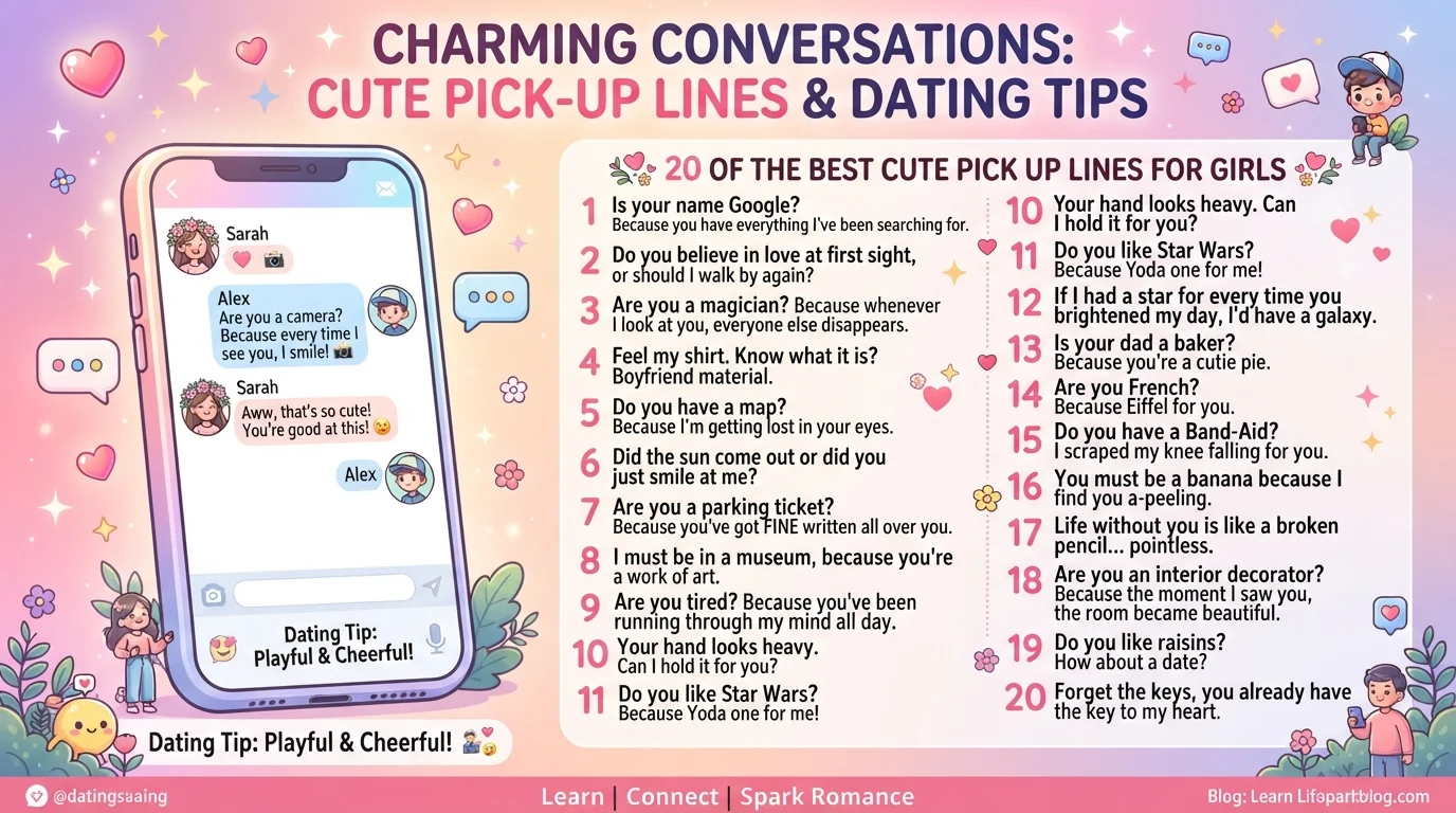cute pick up lines for girls